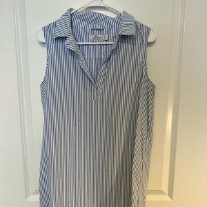 Vineyard Vines blue and white stripe dress